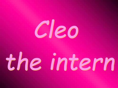 cleo the intern