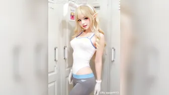 Invisible groping of breasts/Ghost  - 16