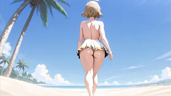 on the beach