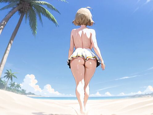 on the beach