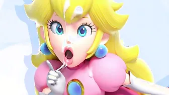 Princess Peach Bukkake