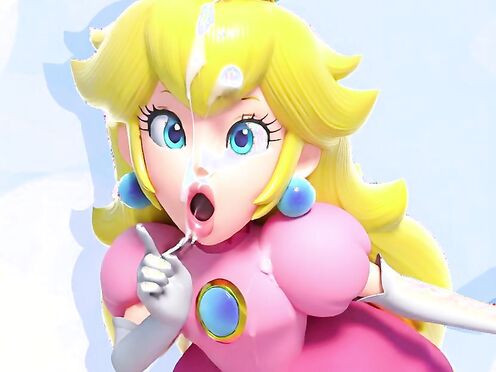 Princess Peach Bukkake