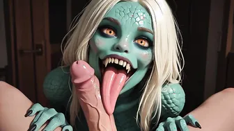 Monster Woman Cum Explosion