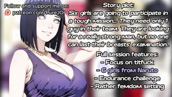 Pass through a tough Naruto girls' breasts examination (JOI)
