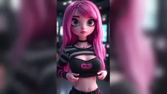 Gamer Girl Showing Off Her Girls AI