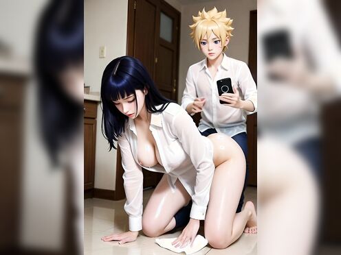 Hinata wet