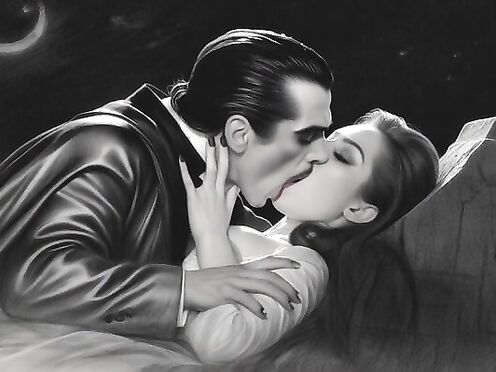 dracula kissing babe