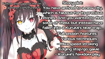 Escape Kurumi's time trap with passing her edging challenge (Edging JOI)